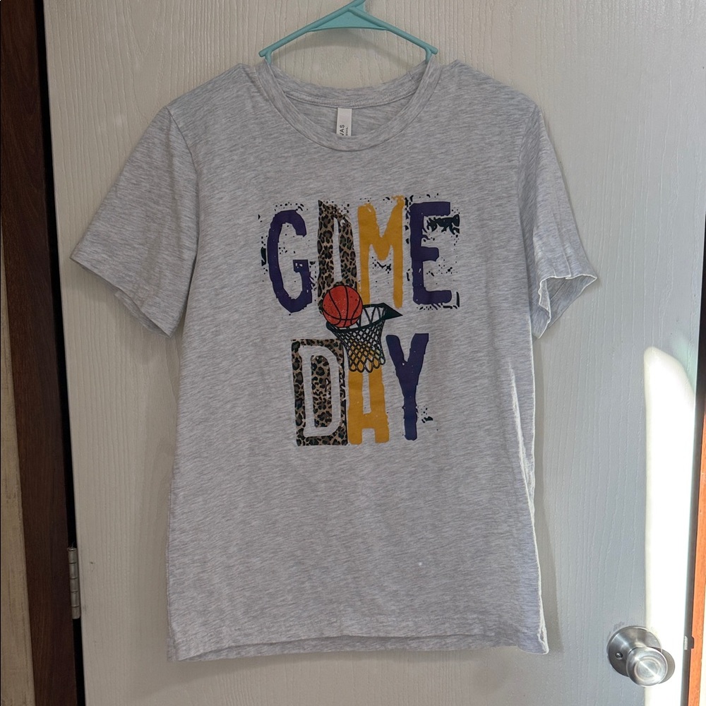 Bella Canvas Gray Game Day Tee